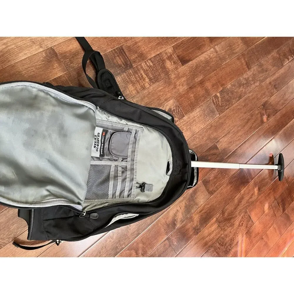 High Sierra Rolling‎ Backpack with Laptop Sleeve, One Size